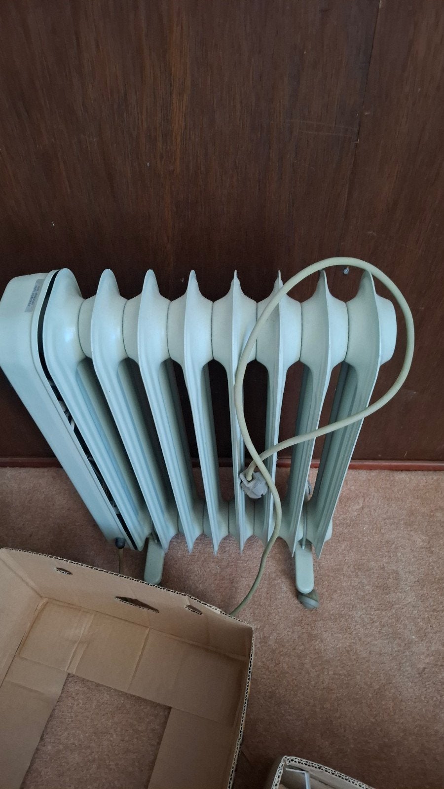 Dimplex elektrische radiator 40x64x14 cm, Ophalen, 30 tot 80 cm, Gebruikt, Radiator