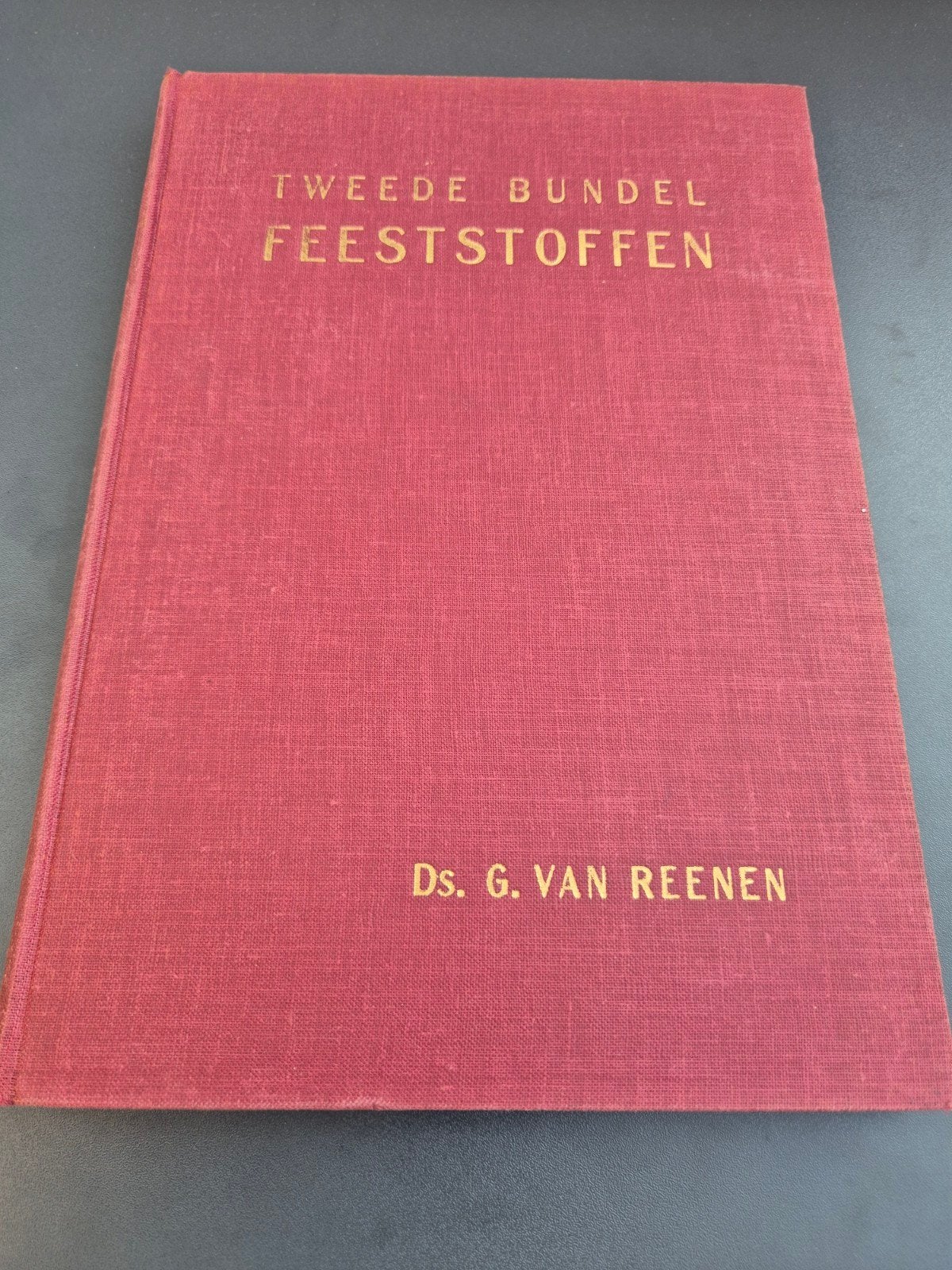 Tweede Bundel Feeststoffen - Ds. G. van Reenen, Ophalen of Verzenden, Gelezen, Ds. G. van Reenen, Christendom | Protestants