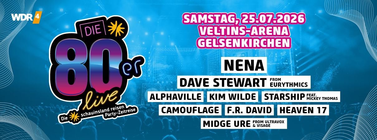 Kim Wilde + Nena etc! 2 tickets ‘80 concert 25-7 bij Schalke, Twee personen