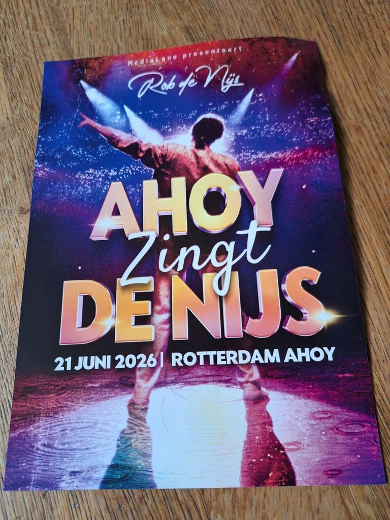 2 kaartjes Ahoy zingt de Nijs, Twee personen