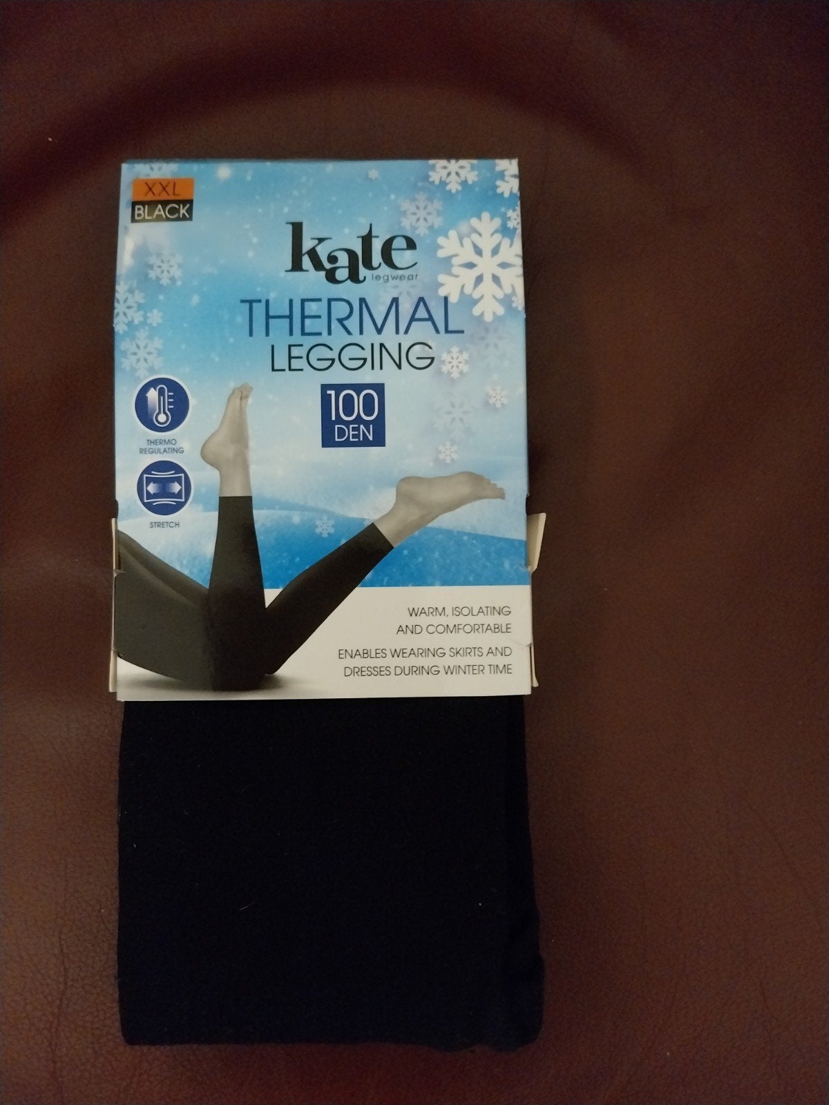Kate Thermal Legging XXL Zwart - Warm en Comfortabel, Legging, Zwart, Nieuw, Ophalen of Verzenden