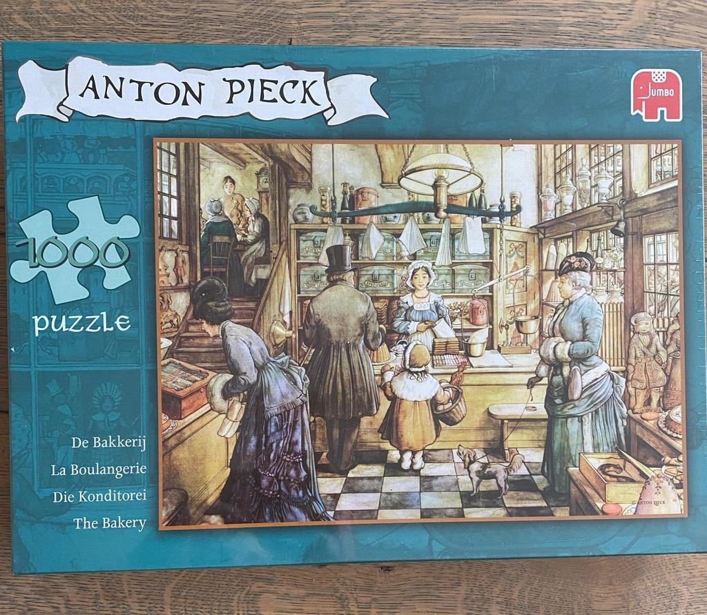 Puzzel Anton Pieck - De bakkerij, Ophalen of Verzenden, 500 t/m 1500 stukjes, Nieuw, Legpuzzel