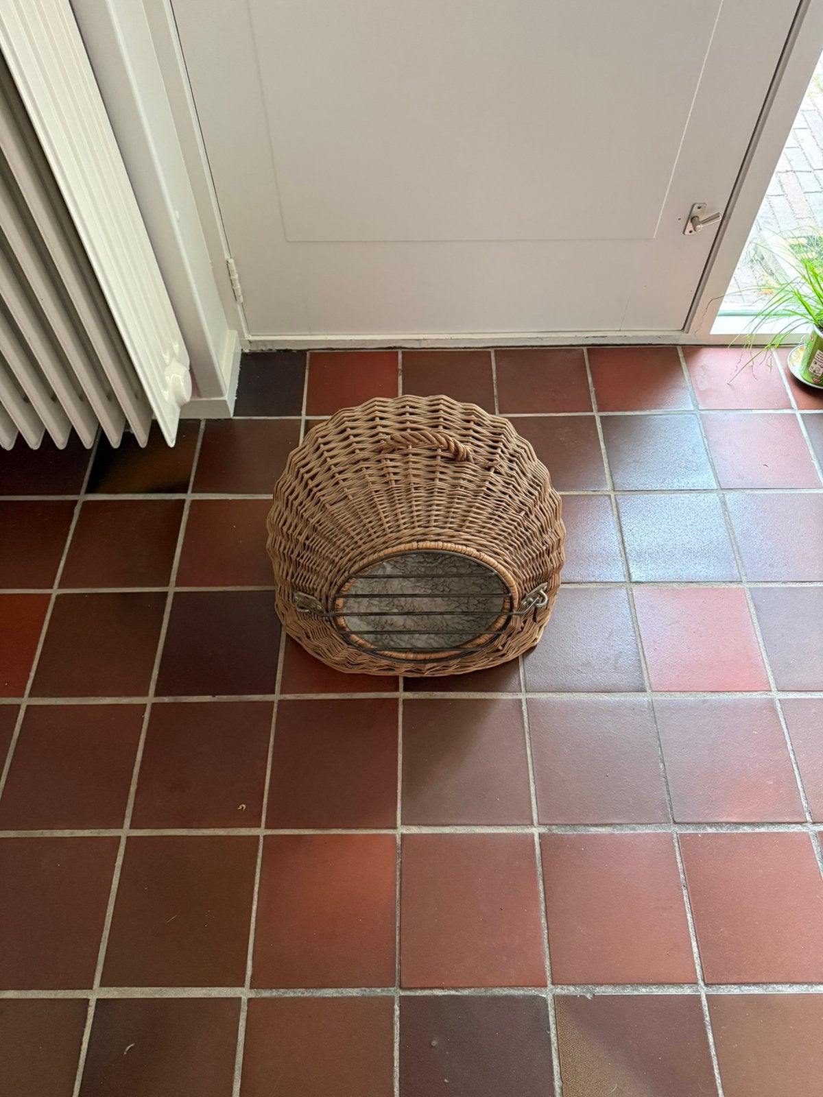 Katten bench, Dieren en Toebehoren, Kattenmanden, Ophalen, Zo goed als nieuw, Riet