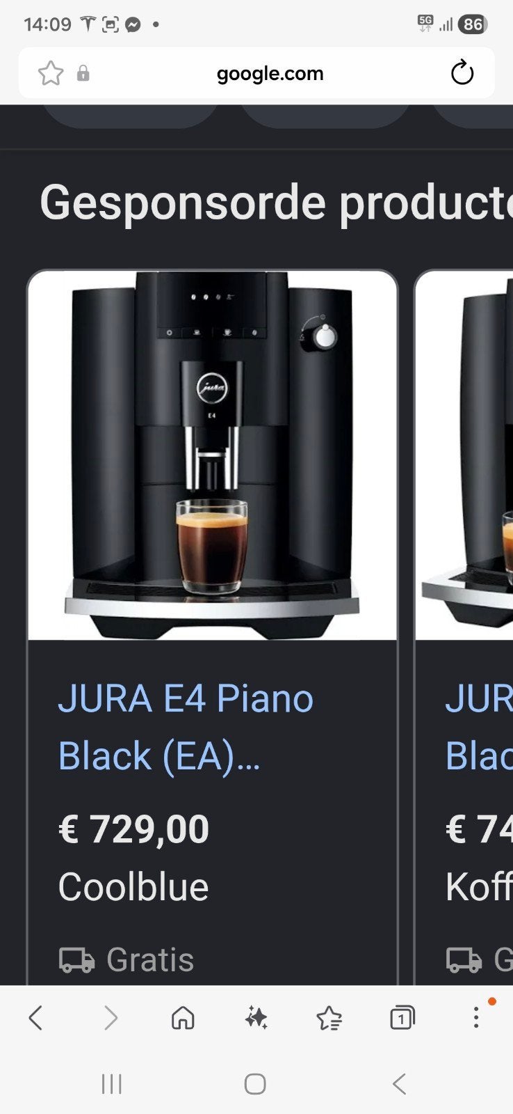 JURA E4 Piano Black - Volautomatische Espressomachine, Witgoed en Apparatuur, Koffiezetapparaten, Ophalen, Afneembaar waterreservoir
