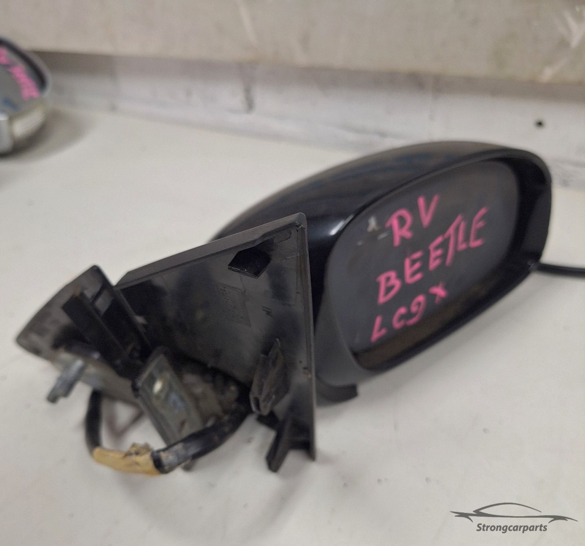 Spiegel rechts VW New Beetle Cabrio buitenspiegel kleur LC9X, Auto-onderdelen, Gebruikt, -, Volkswagen, -