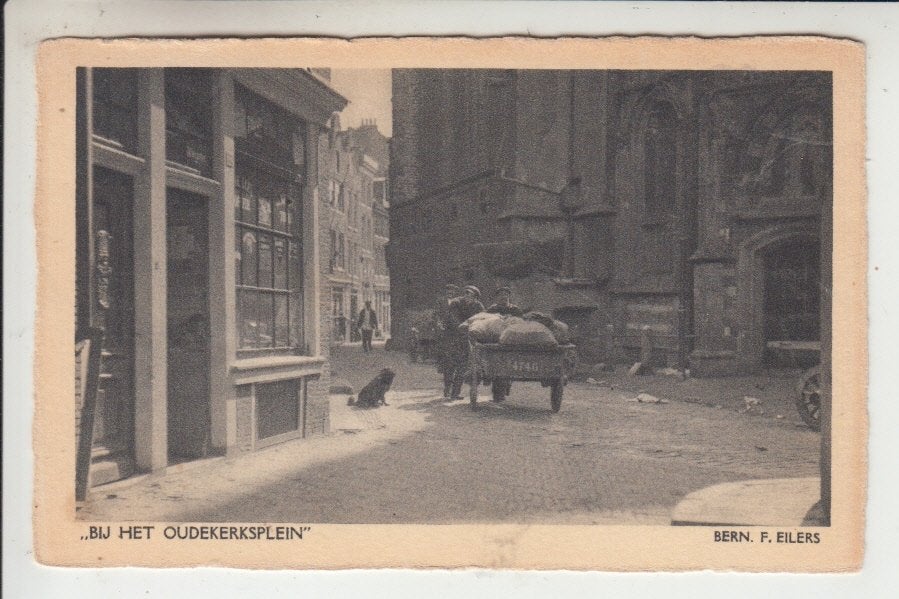 Amsterdam, 3 kaarten van fotograaf Bern. F. Eilers, Ophalen of Verzenden, 1920 tot 1940, Ongelopen, Noord-Holland