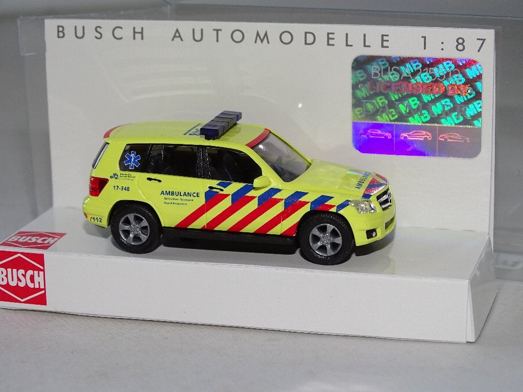 1/87 Busch Mercedes Amulance, Hobby en Vrije tijd, Ophalen of Verzenden, Nieuw, Auto, Overige merken