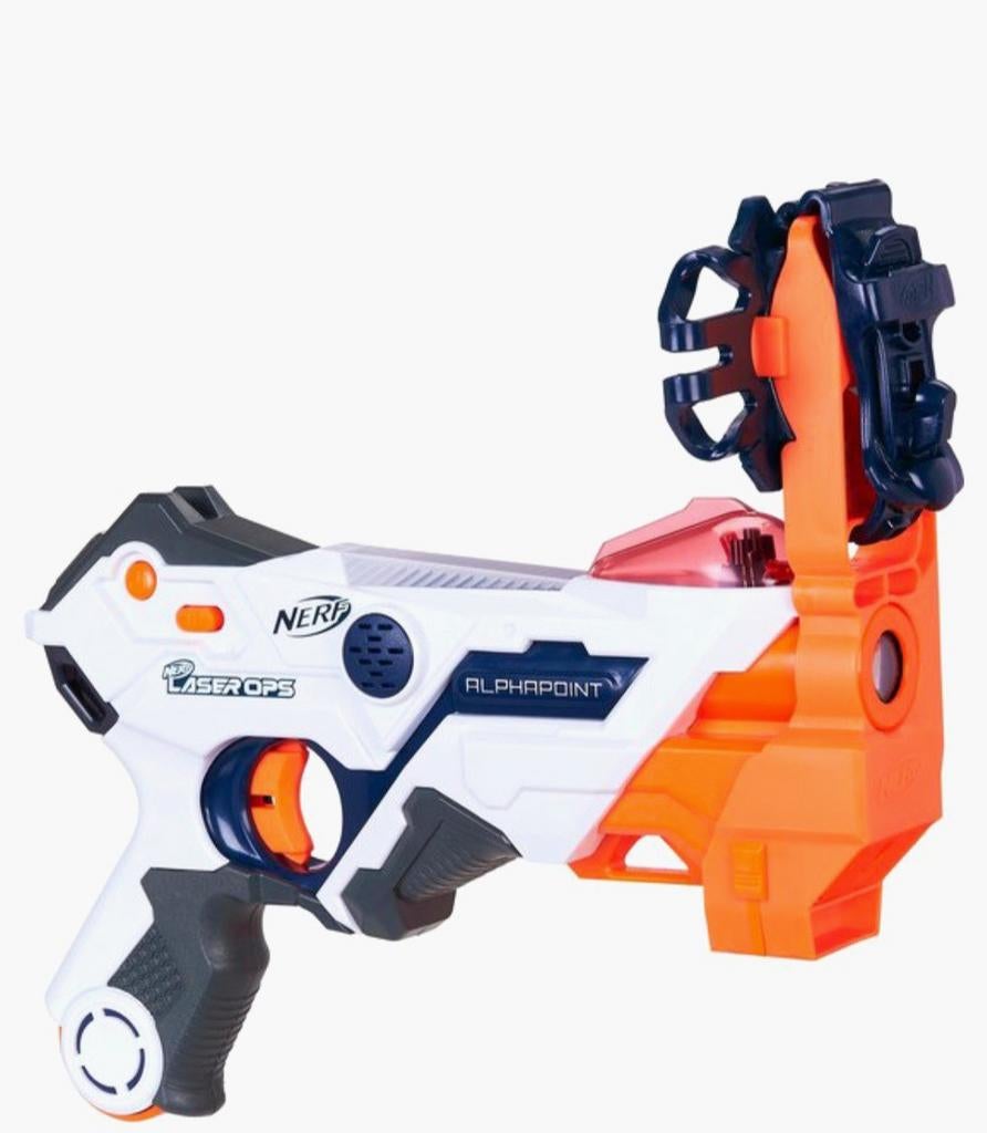 Nerf Laser Ops Alphapoint Laser Tag Blaster (3 stuks), Kinderen en Baby's, Speelgoed | Buiten | Actiespeelgoed, Ophalen of Verzenden