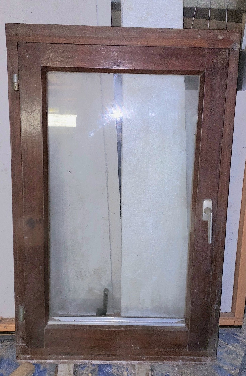 2x hard houten kozijnen 65x99 buitenmaat., Ophalen, Gebruikt, Minder dan 75 cm, Raamkozijn