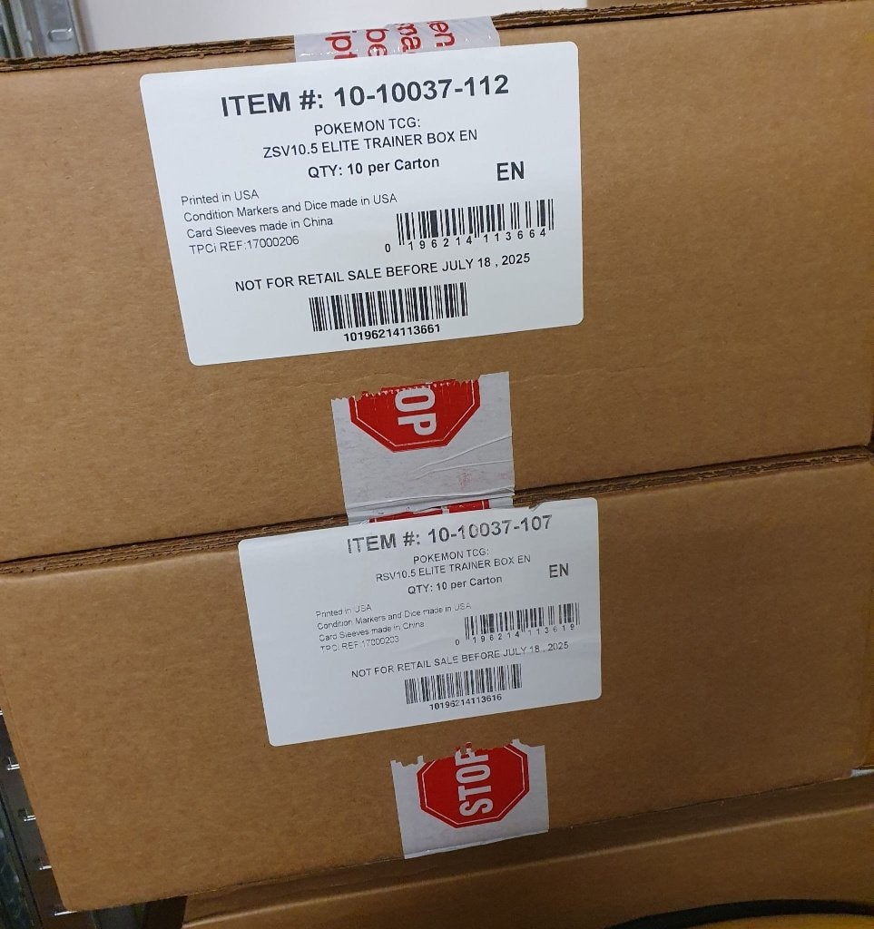 Pokémon Black Bolt & White Flare – Sealed ETB Cases, Ophalen, Nieuw, Boosterbox, Foil