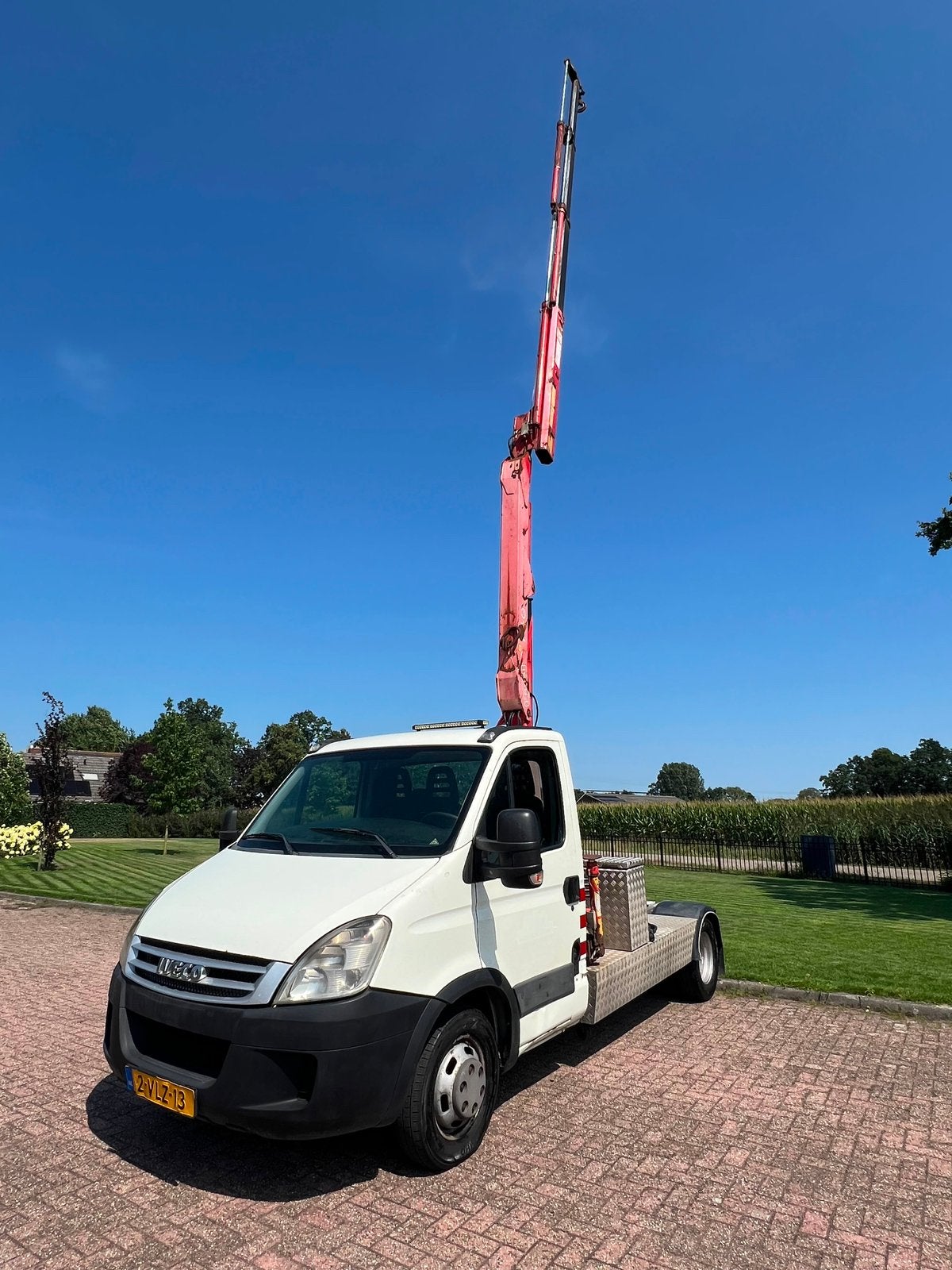 Iveco Daily 40C15 Trekker | met Fassi Kraan | APK 2027, Auto's, Bestelauto's, 145 pk, Achterwielaandrijving, 4 cilinders, Iveco