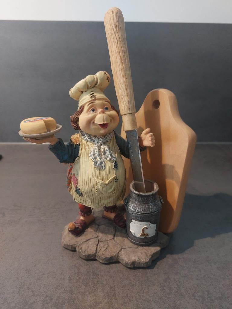 Efteling Laaf Kaasplankje met Kaasmes - Gebruiksvoorwerp, Ophalen of Verzenden