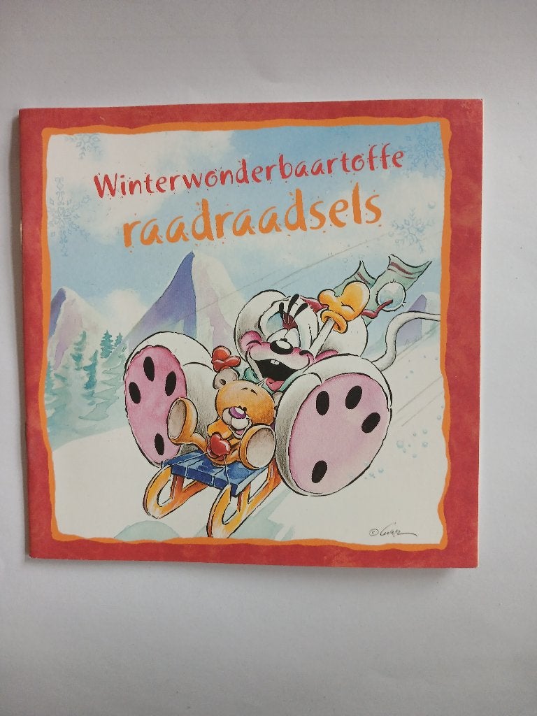 Diddl Winterwonderbaartoffe Raadraadsels Boek, Verzenden, Verschillende figuren, Gebruikt, Papier, Kaart of Schrift