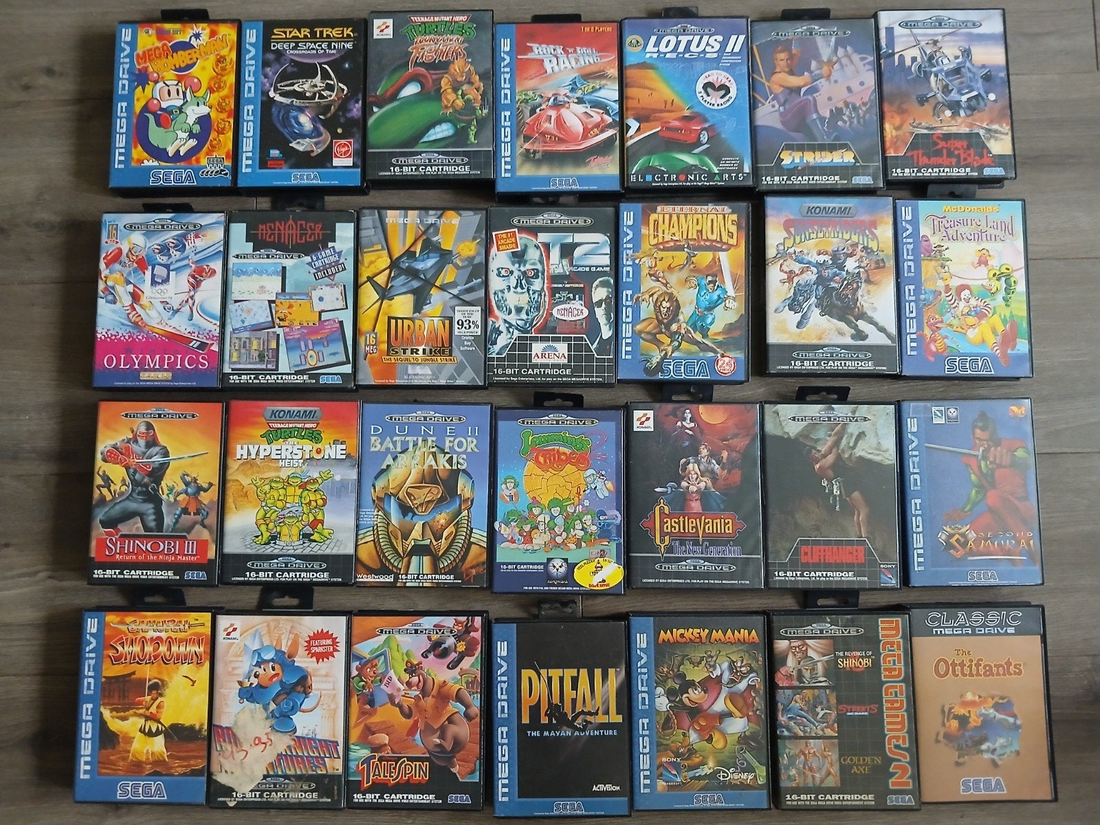 Sega megadrive spellen, Gebruikt, 1 speler, Vanaf 3 jaar, Mega Drive