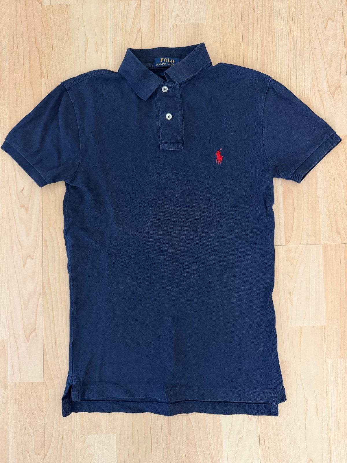 Polo Ralph Lauren Blauw Poloshirt XS - Zo goed als nieuw, Ophalen of Verzenden, Zo goed als nieuw, Maat 46 (S) of kleiner, Blauw