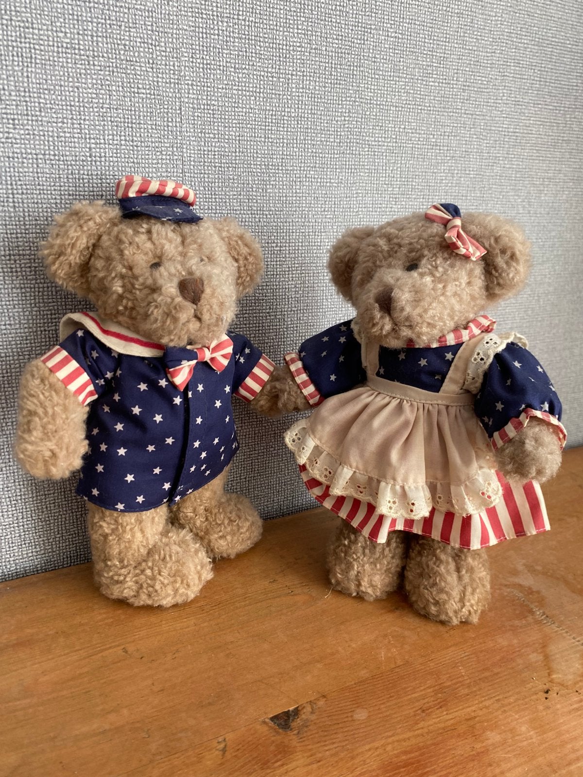 Unieke set vintage  George & Martha (Ode to America), Ophalen of Verzenden, Stoffen beer, Overige merken