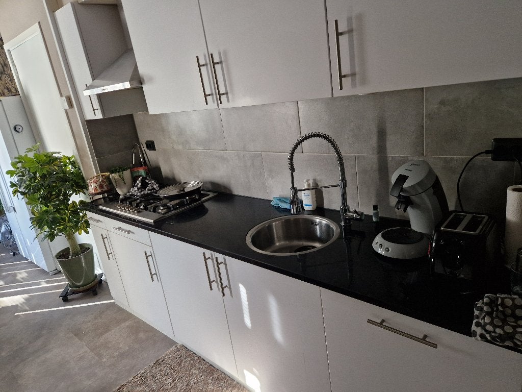 Keuken, Huis en Inrichting, Ophalen, Gebruikt, Wit, Graniet of Steen