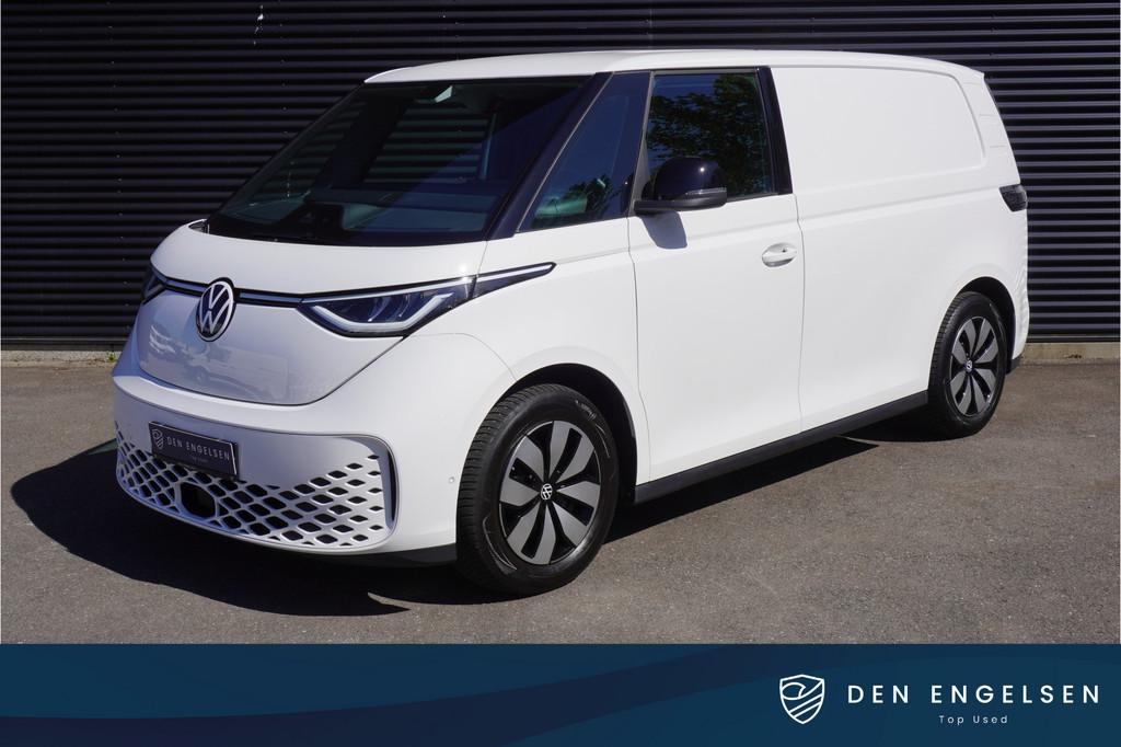 Volkswagen ID. Buzz Cargo 77 kWh 204pk Apple Carplay Achterk, Auto's, Bestelauto's, Automaat, Gebruikt, Zwart, Volkswagen