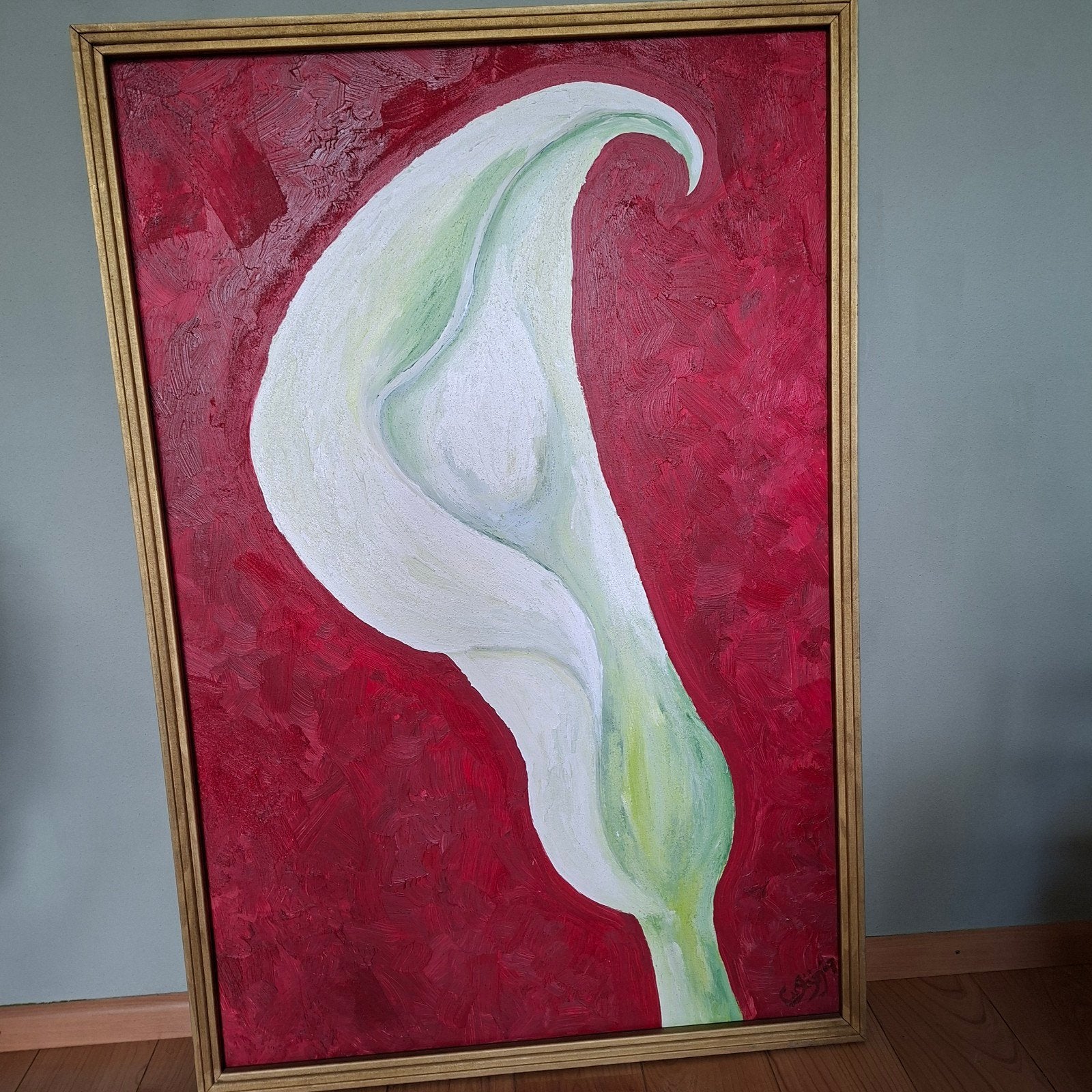 Schilderij Calla, Ophalen of Verzenden