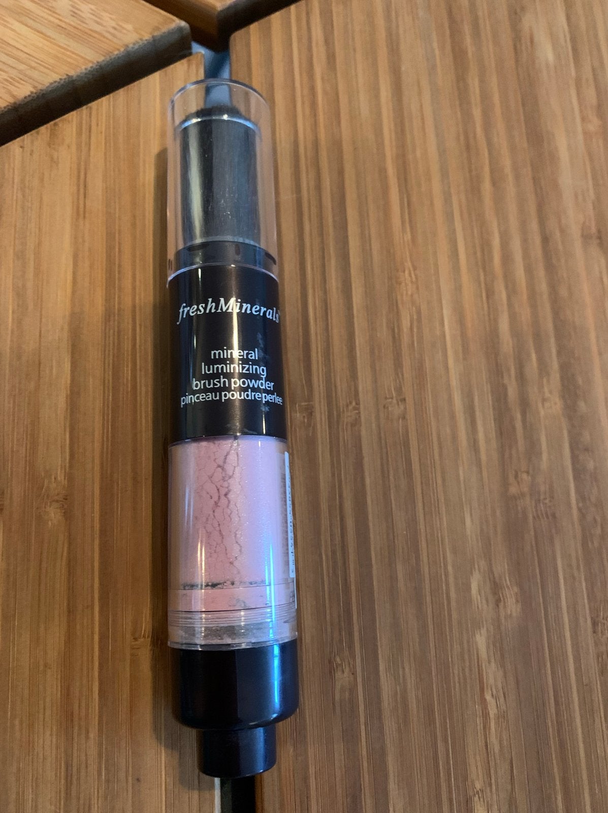 Fresh Minerals Poeder/Highlighter Lichtroze - Zo goed als ni, Gehele gezicht, Ophalen of Verzenden, Zo goed als nieuw, Make-up