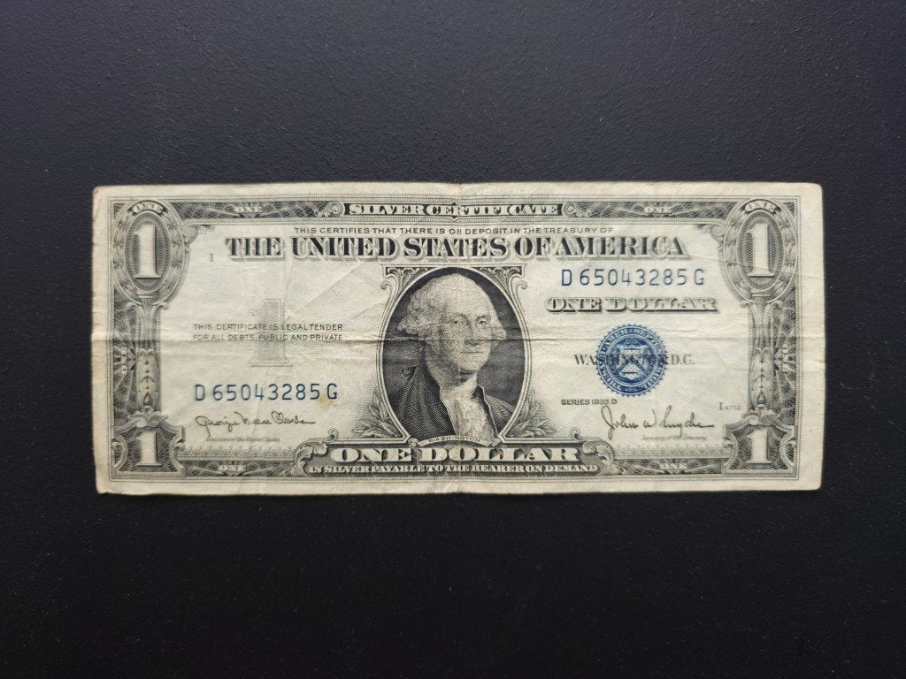 1 One Dollar 1935 Amerika USA € 7,95 mooi biljet, Ophalen of Verzenden, Noord-Amerika, Los biljet
