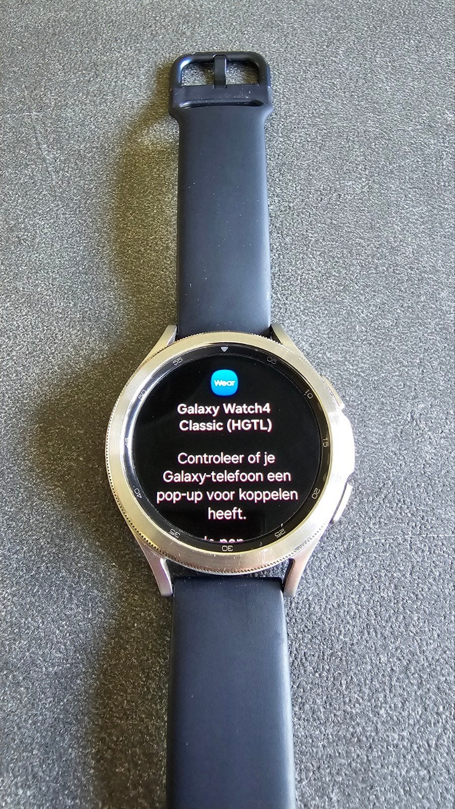 Samsung Galaxy Watch 4 Classic Zilver + extra bandje, Ophalen, Gebruikt, Samsung, Waterdicht