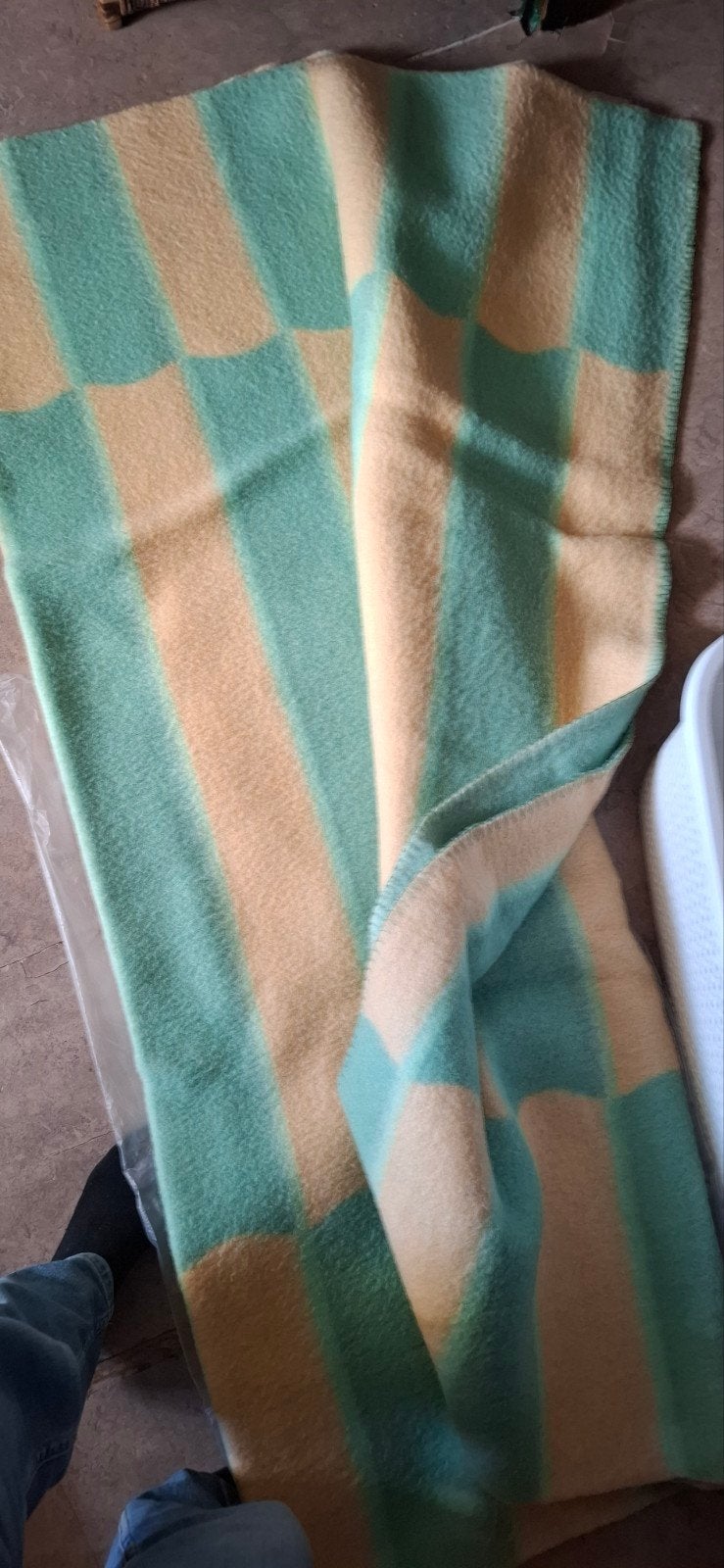 Vintage wollen deken, Ophalen of Verzenden