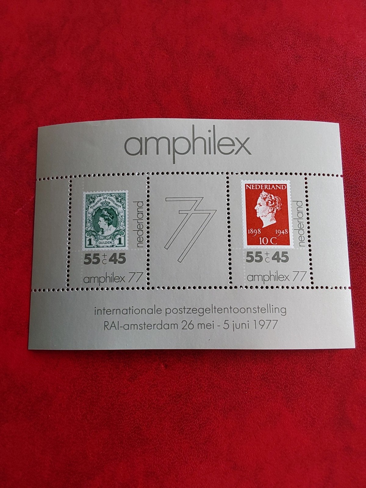 nvph 1141 Blok Amphilex 1977 ( pf), Postzegels en Munten, Postzegels | Nederland, Ophalen of Verzenden