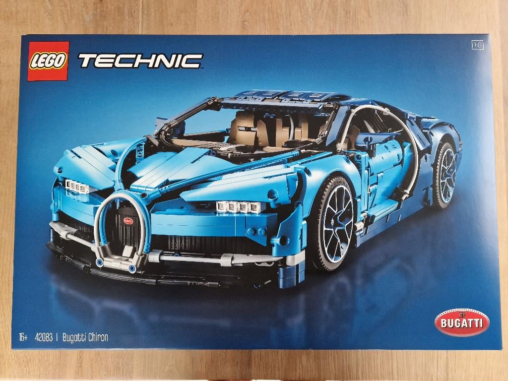 Lego Technic 42083 Bugatti Chiron in omdoos, Ophalen, Lego, Technic, Complete set