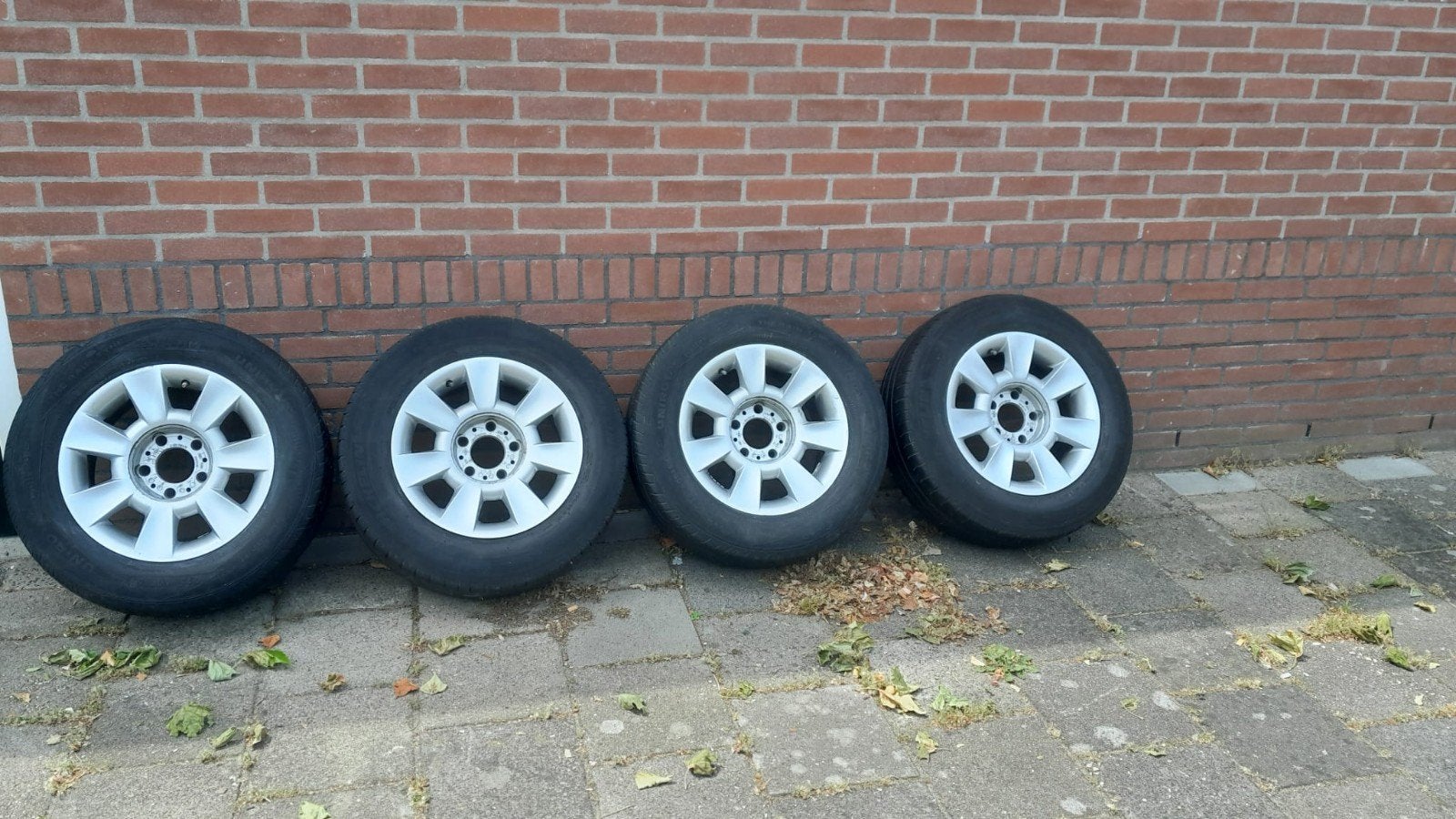 4x originele bmw E39 set, Ophalen of Verzenden, Zomerbanden, Band(en)