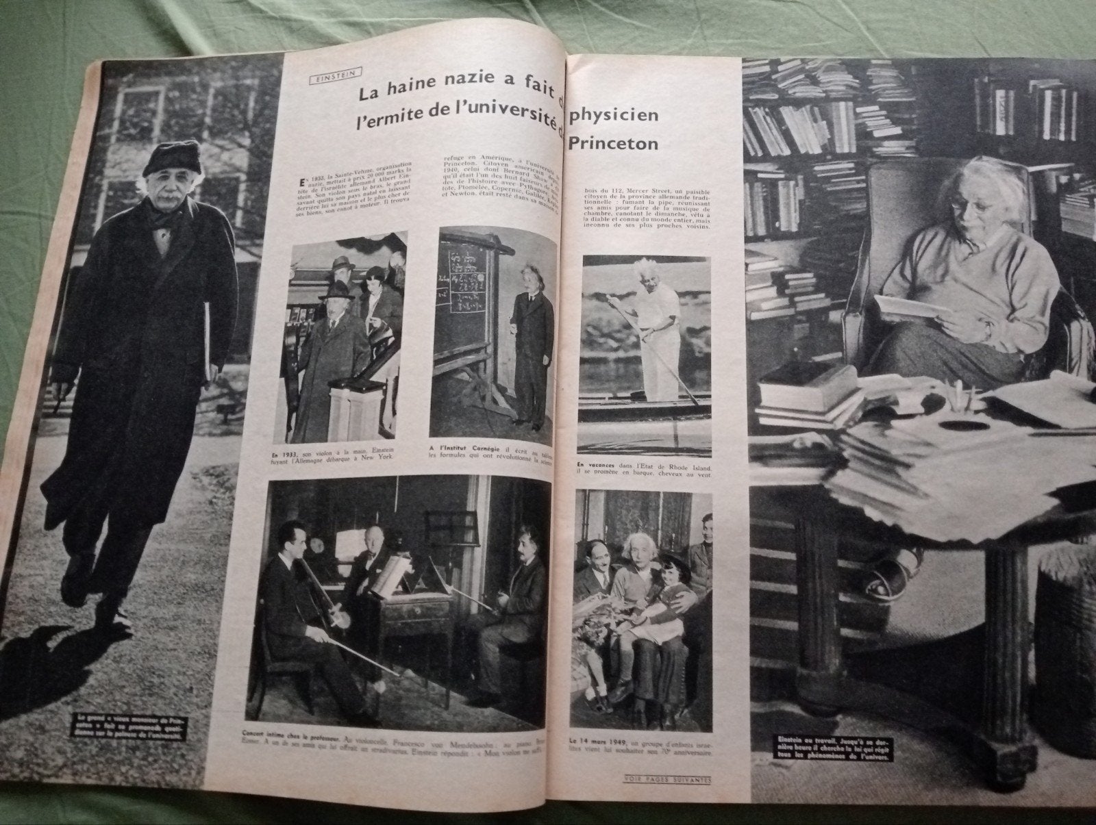 Paris Match Magazine - Einstein Est Mort (1955), Boeken, Ophalen of Verzenden, Gelezen, Overige typen