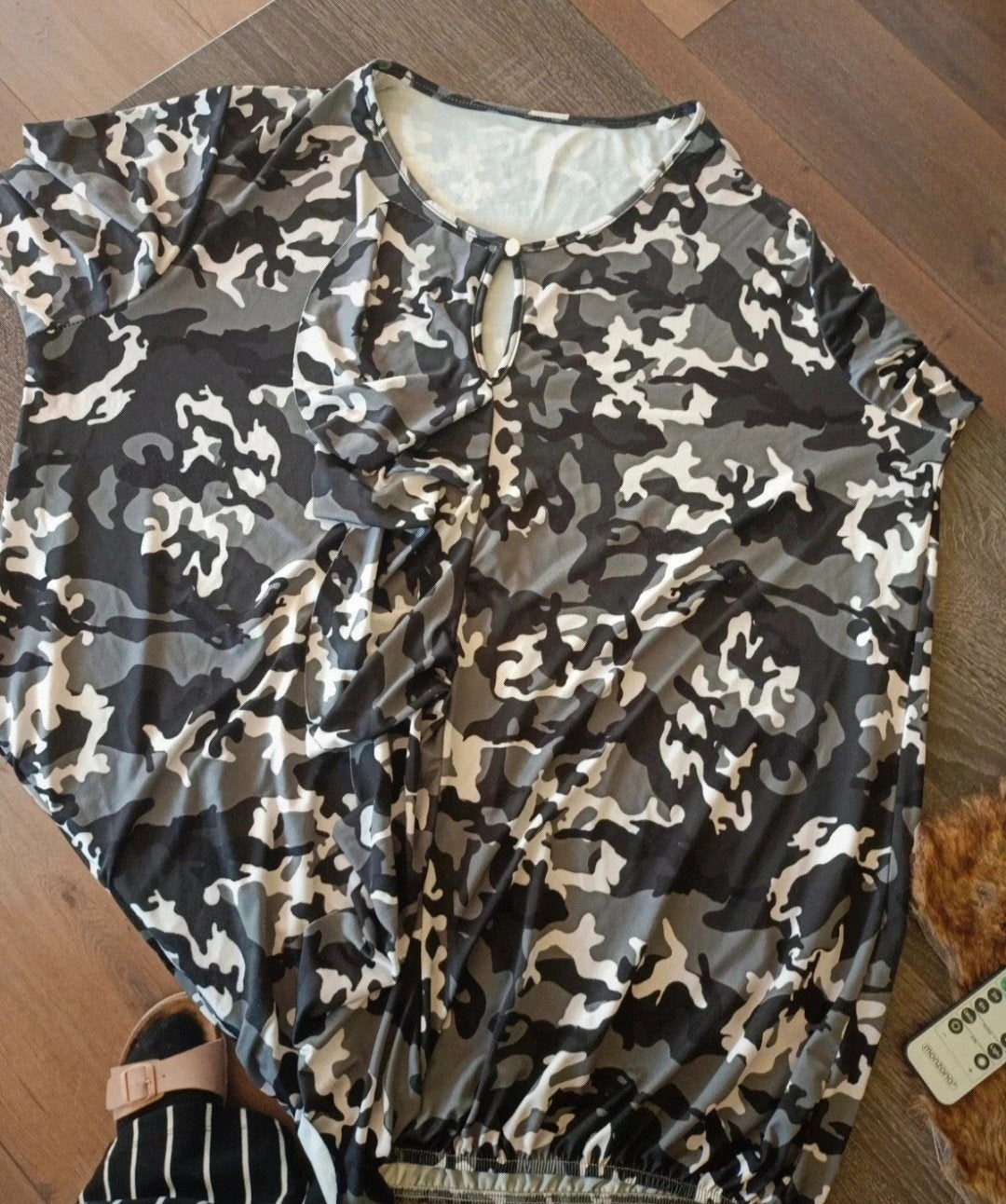 Gave camouflage tuniek met lange mouwen, maat 44, Maat 42/44 (L), Ophalen of Verzenden, Onbekend, Grijs