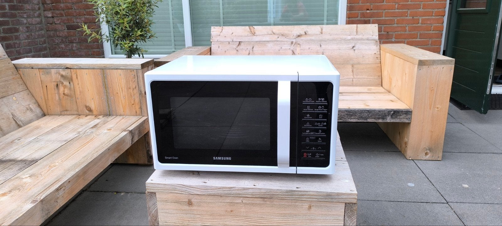 Samsung Smart Oven Combimagnetron - Zo goed als nieuw, Witgoed en Apparatuur, Magnetrons, Ophalen, Combimagnetron, Hete lucht