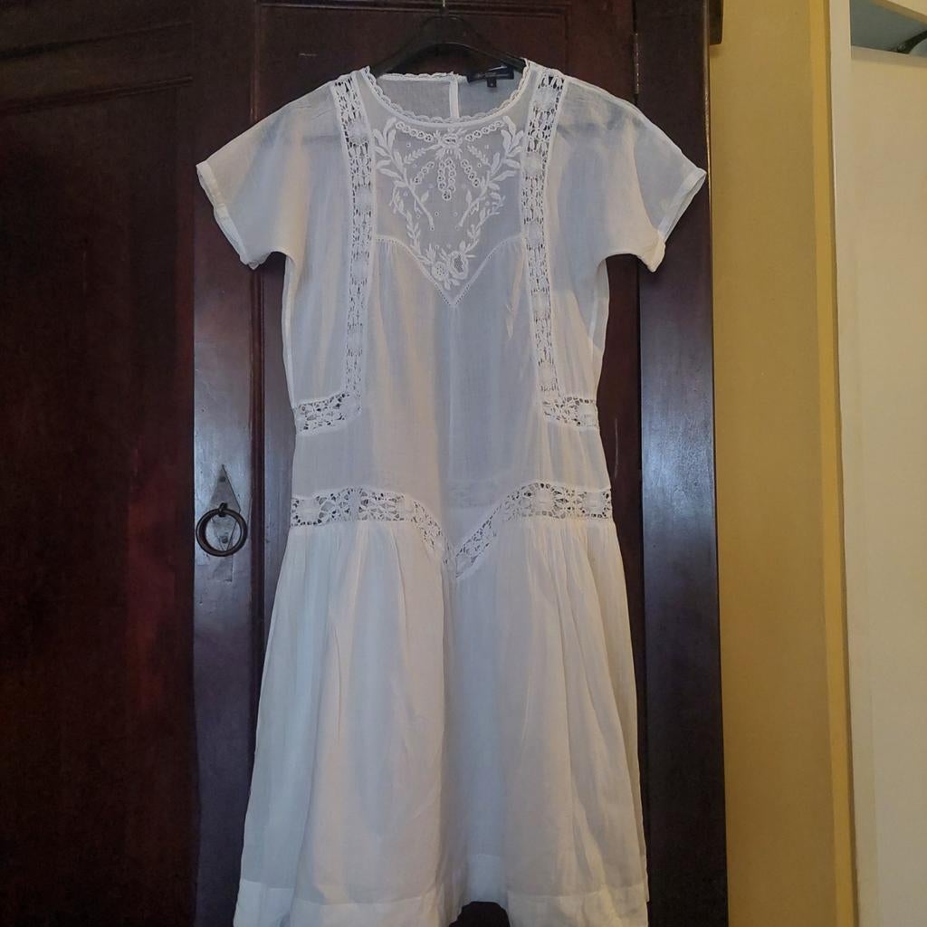 Isabel Marant wit jurkje maat XS, Elisabetta Franchi, Wit, Nieuw, Ophalen of Verzenden