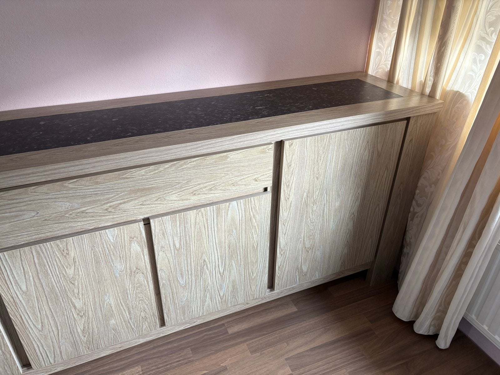 Kwalitatieve dressoir met lades en deuren, Ophalen, Gebruikt, 150 tot 200 cm, Met lade(s)