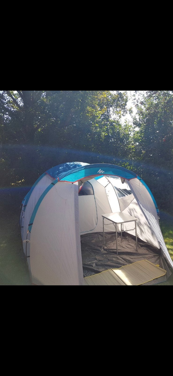 Decathlon Quechua Arpenaz Family 4.1 tent - 2x gebruikt!, Caravans en Kamperen, Tenten, Ophalen, Zo goed als nieuw, Tot en met 4