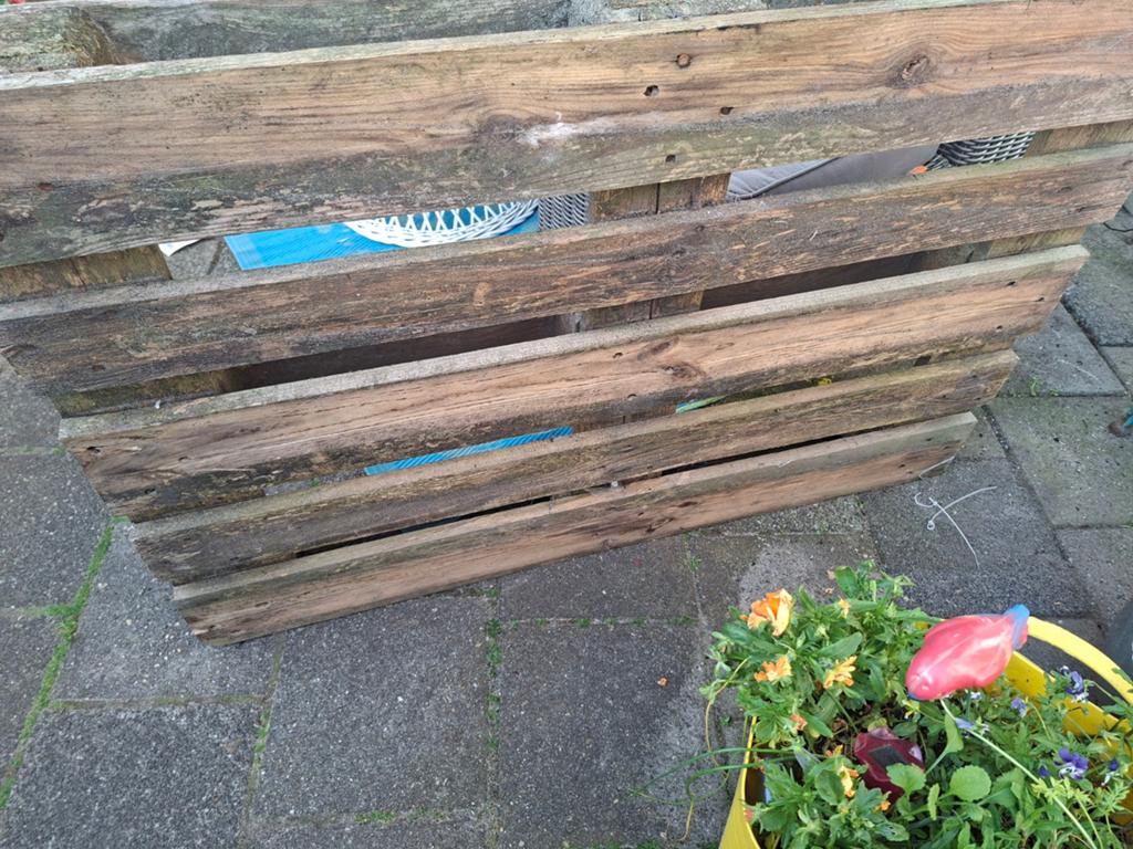 Zware en stevige pallet - Gratis af te halen, Doe-het-zelf en Verbouw, Hout en Planken, Ophalen, Gebruikt, Pallet