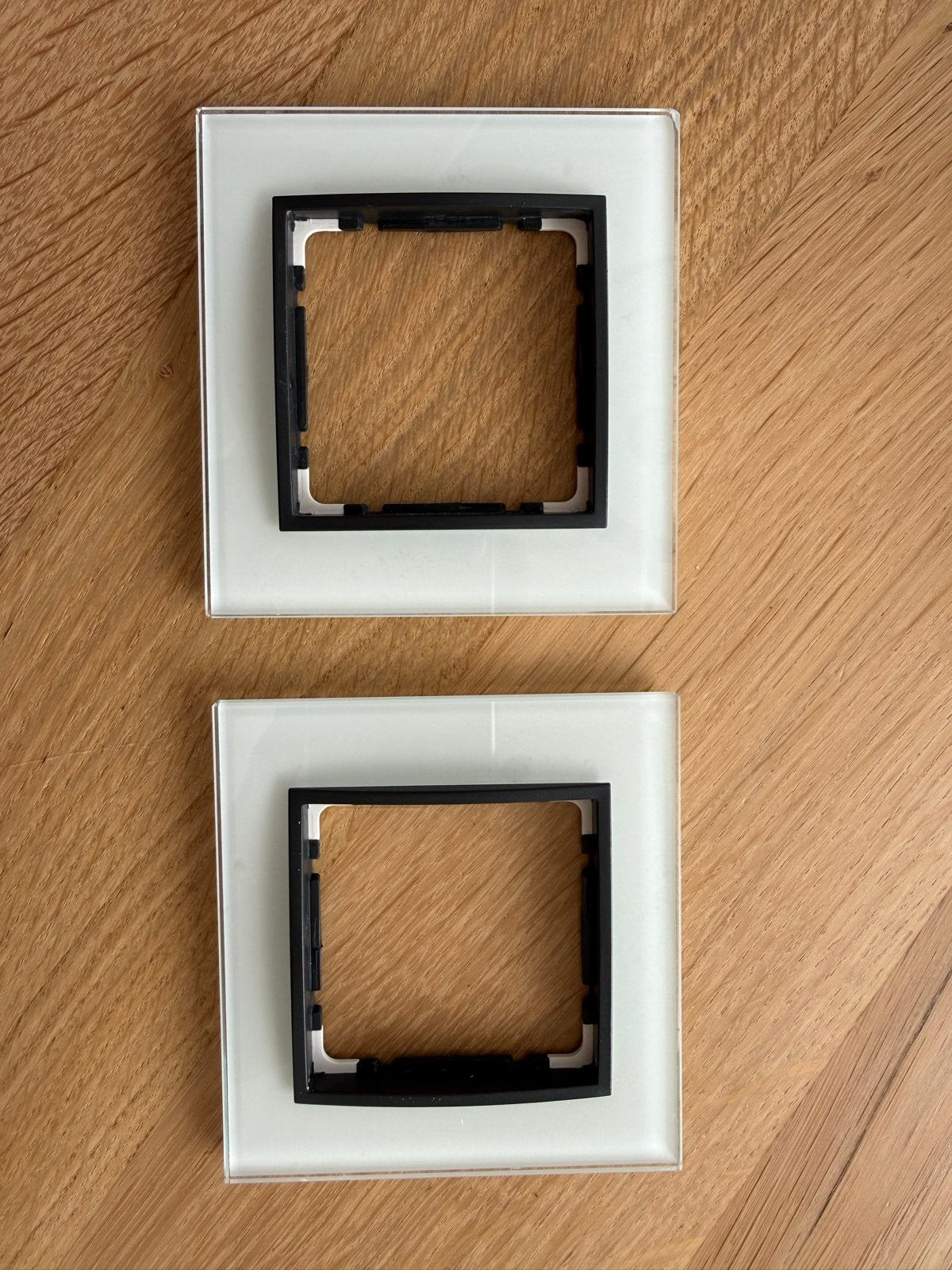 Berker Afdekraam B7/B.7 Glas Wit - 2 stuks, Doe-het-zelf en Verbouw, Ophalen of Verzenden, Gebruikt, Berker, Afdekraam