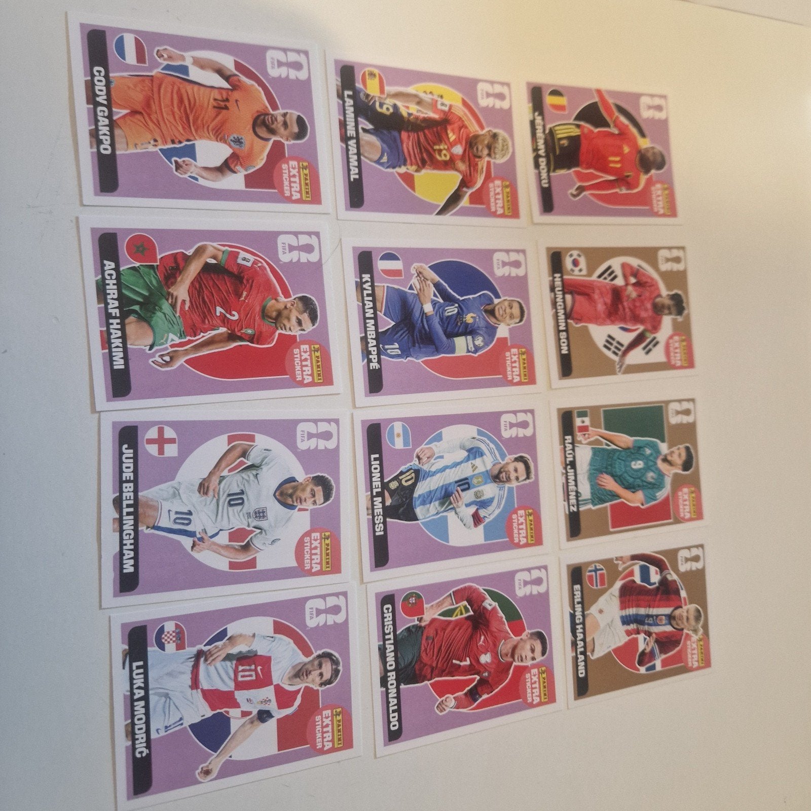 Extra stickers wk 2026., Hobby en Vrije tijd, Stickers en Plaatjes, Ophalen of Verzenden, Meerdere stickers