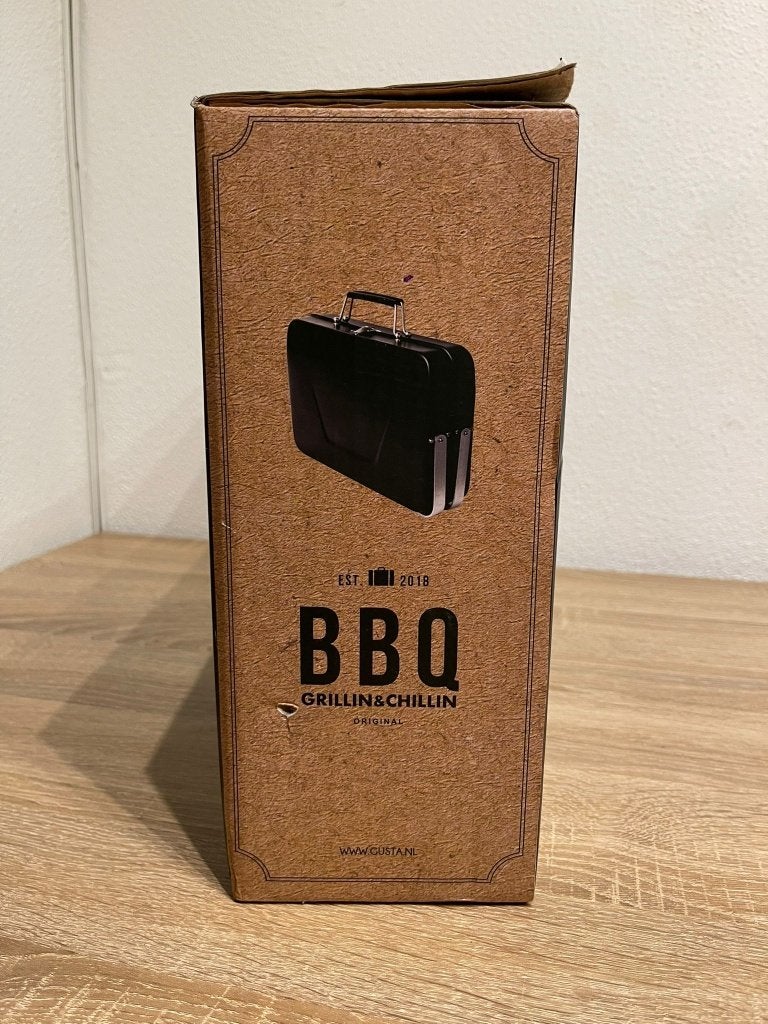 Gusta koffer-BBQ grote uitvoering – ideaal camping of camper, Nieuw, Ophalen of Verzenden, Gusta, Gusta