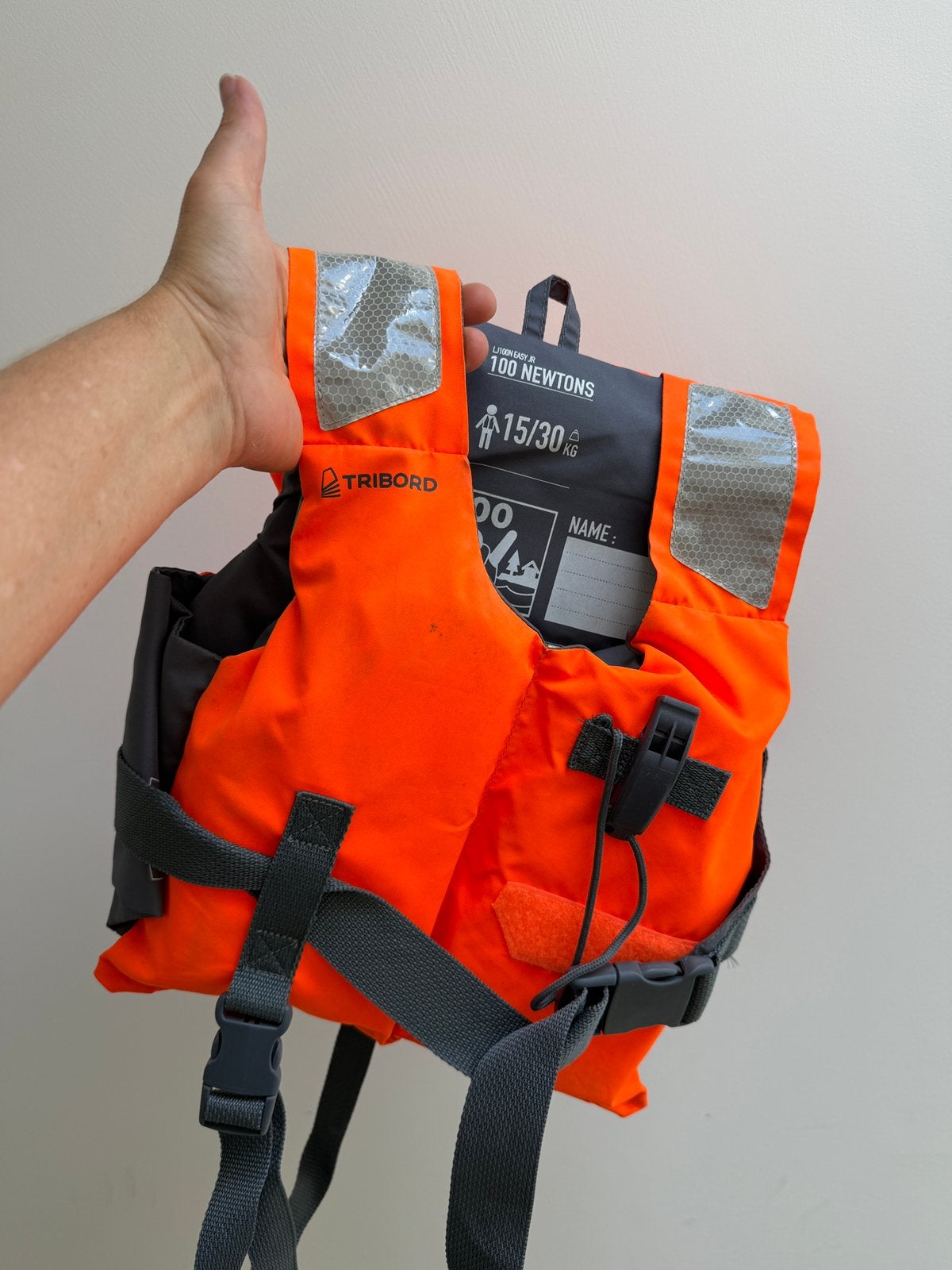 Reddingsvest kind 15-30 kg, Watersport en Boten, Ophalen of Verzenden, Zo goed als nieuw, Kind, Reddingsvest of Zwemvest