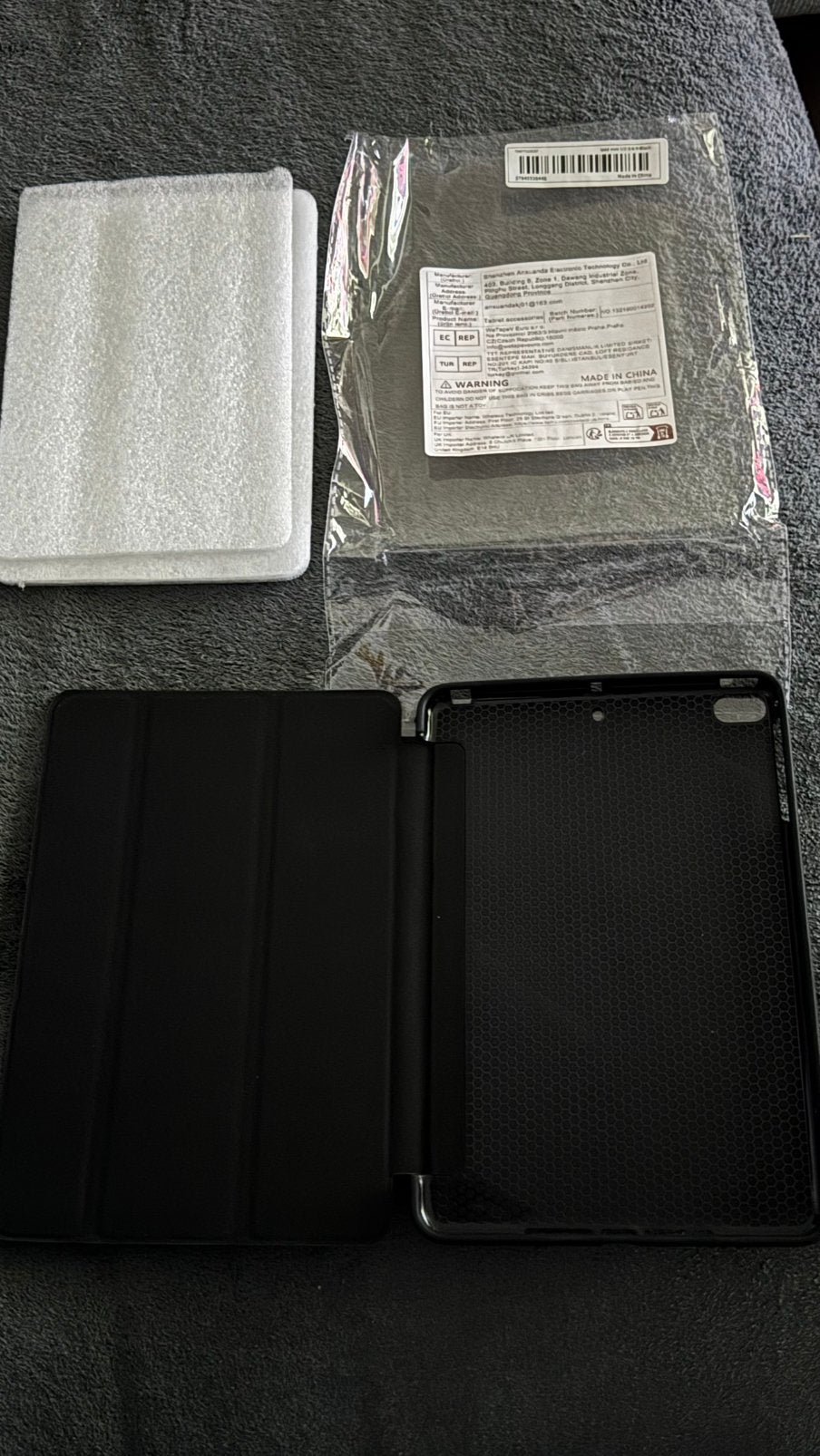 Nieuwe iPad Mini Hoes / Case (iPad Mini 1/2/3/4/5) – Zwart, Apple iPad, Zwart, 8 inch, Ophalen of Verzenden