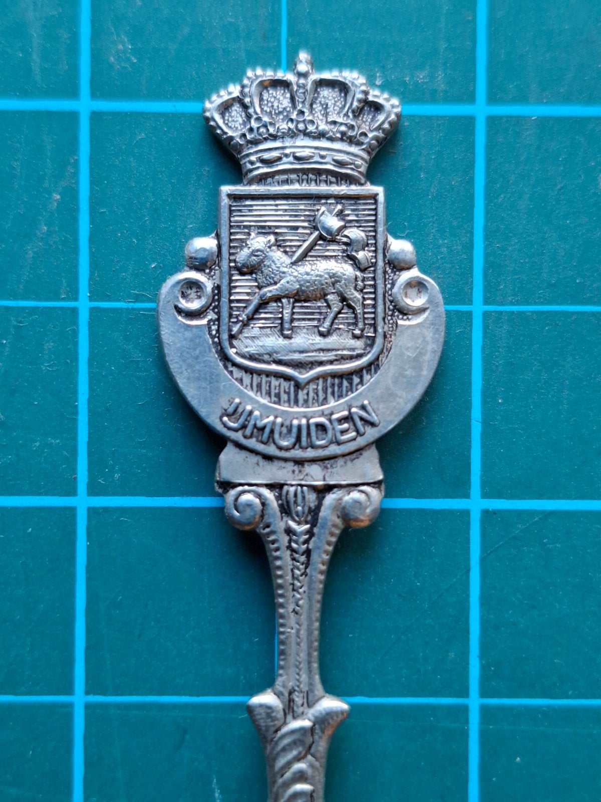 lepeltje, IJmuiden Gemeente Wapen., Ophalen of Verzenden, Gebruikt