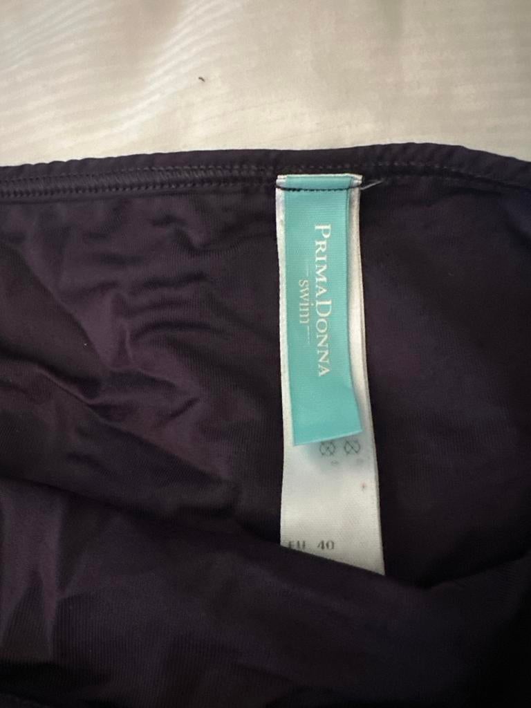 Prima Donna bikini top 80G en broekje 40 en omslagdoek, Ophalen of Verzenden, Zo goed als nieuw, Blauw