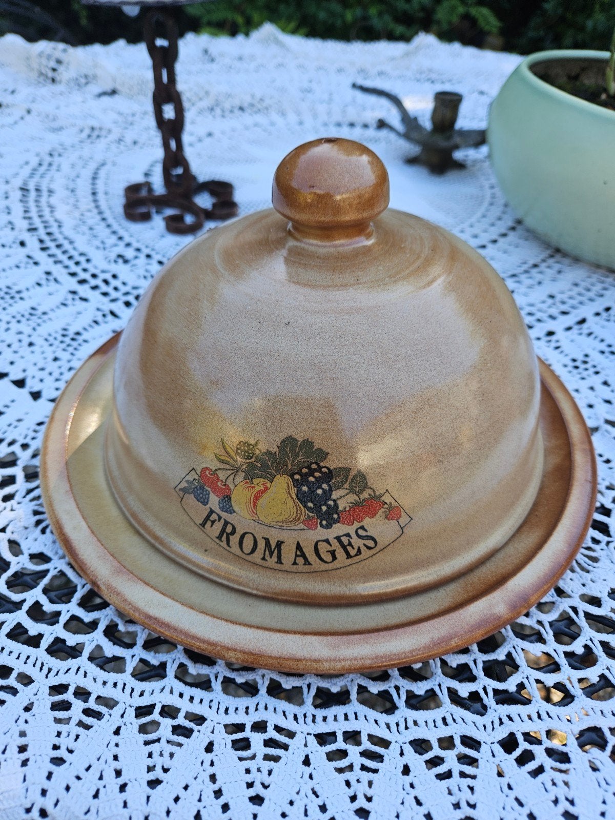 Vintage Fromages Kaasstolp - Aardewerk, Ophalen of Verzenden