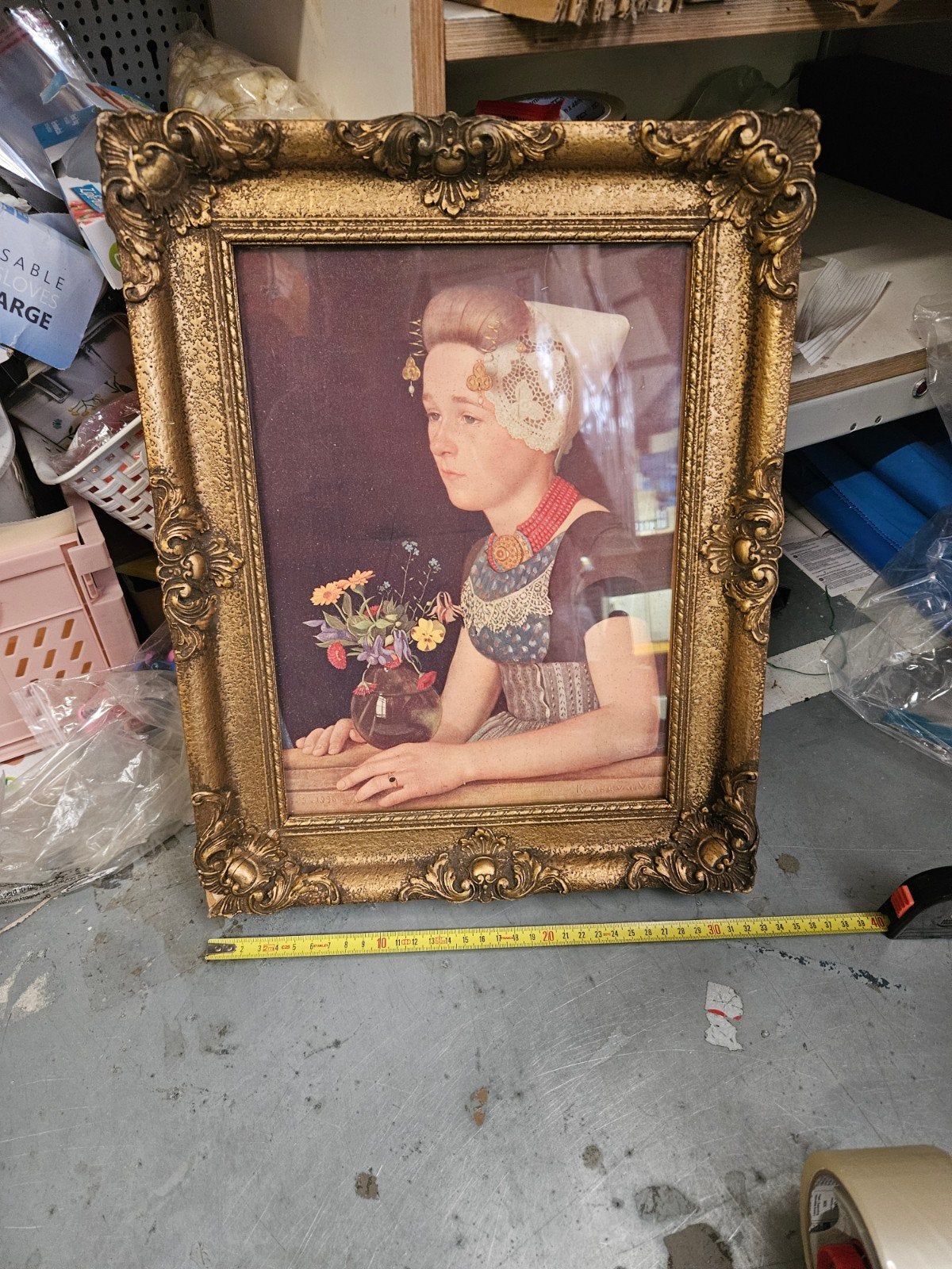 2 Kleine Oude Schilderijen: Portret en Kind, Ophalen, Doek, Portret of Personen, Ingelijst