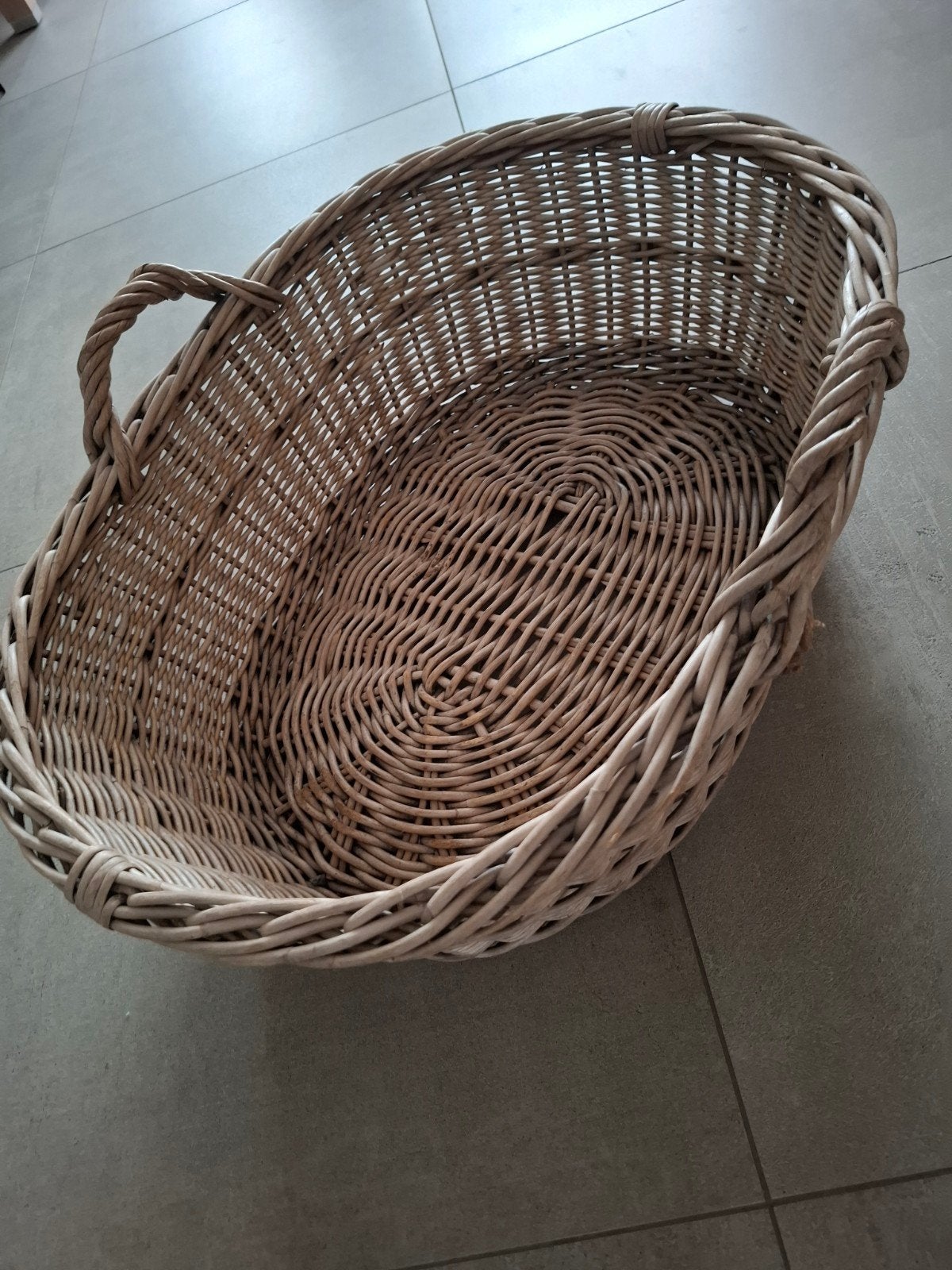 rietenmand groot, Ophalen, Gebruikt, Mand, Riet