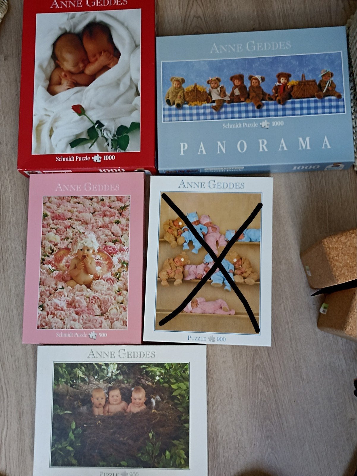 Verschillende Anne Geddes Puzzels, Ophalen of Verzenden, 500 t/m 1500 stukjes