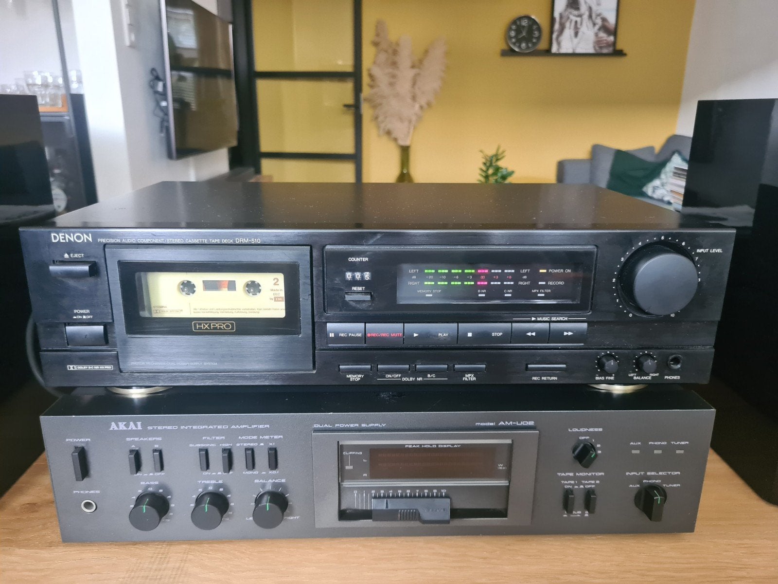 Denon cassettedeck DRM-510, Ophalen, Denon