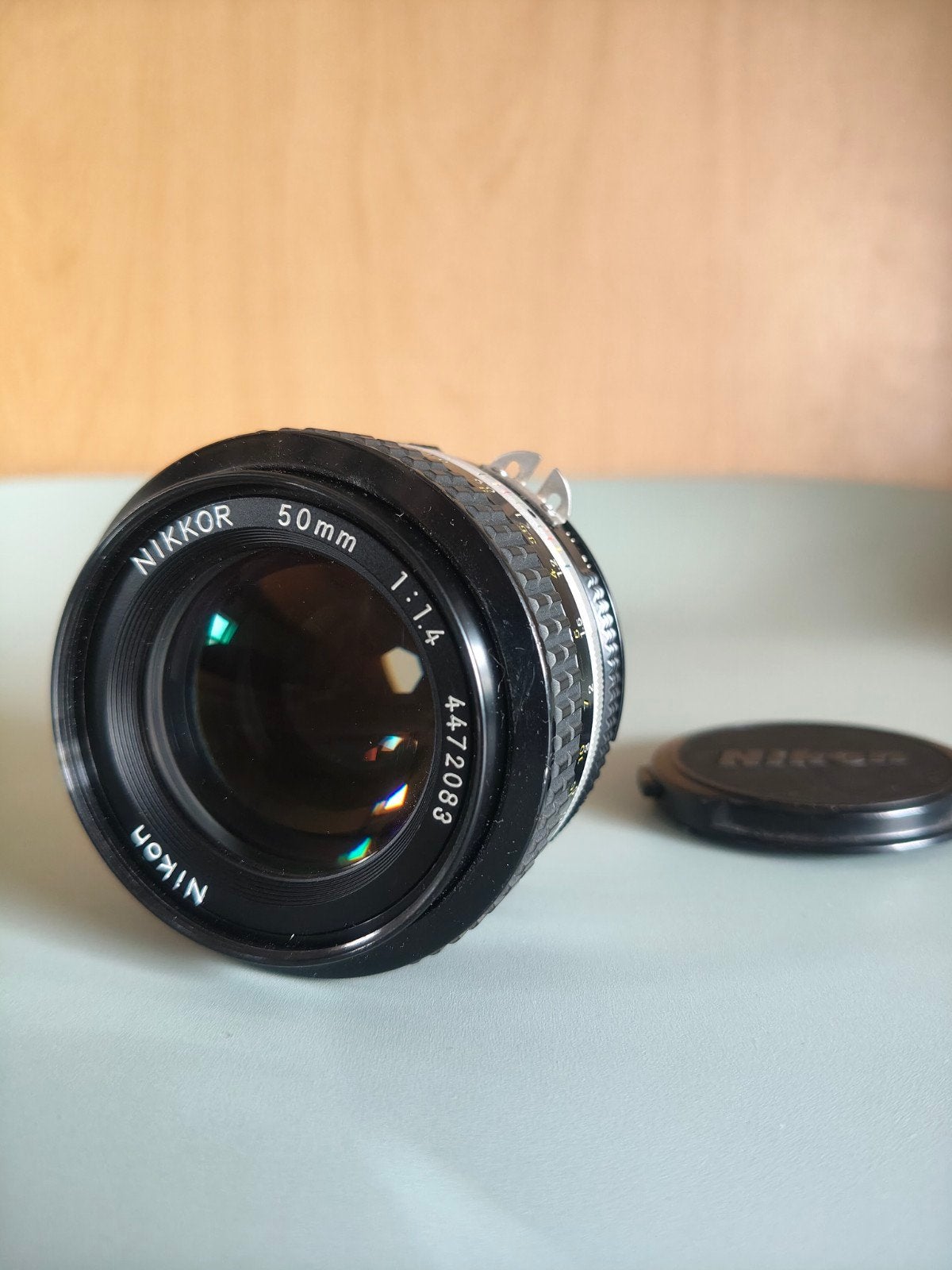Nikon Nikkor 50 mm f/1.4 (analoog), Gebruikt, Nikon, Ophalen of Verzenden, Standaardlens